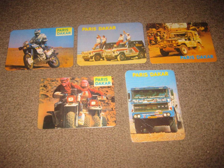 5 Calendários do "Paris Dakar"