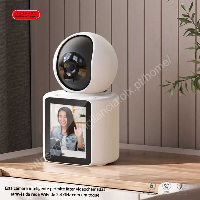 Câmara Rotativa ‼️ WiFi ‼️ FullHD ‼️ Videochamada ‼️ Ecrã 2.8 polegada