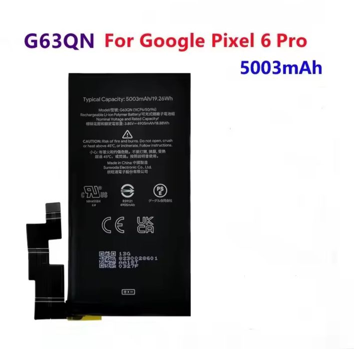 Новая Батарея Google Pixel 6A 6 6 Pro 7 7A 7 Pro аккумулятор pixel 6