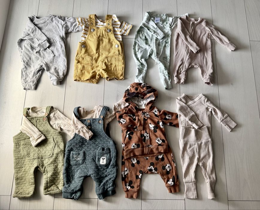 Mega paka super ciuszków! 56-68, newbie, hm, nike, levis, reserved, duzo kompletow!
