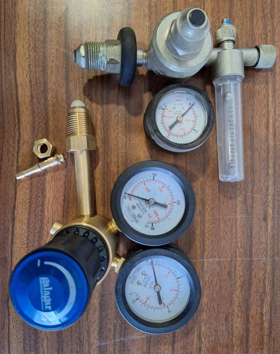 Manómetro de redução de oxigénio - Marca Galagar - Novo