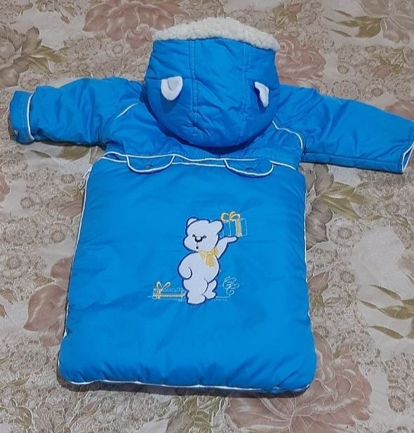 Конверт-комбінезон для хлопчика.