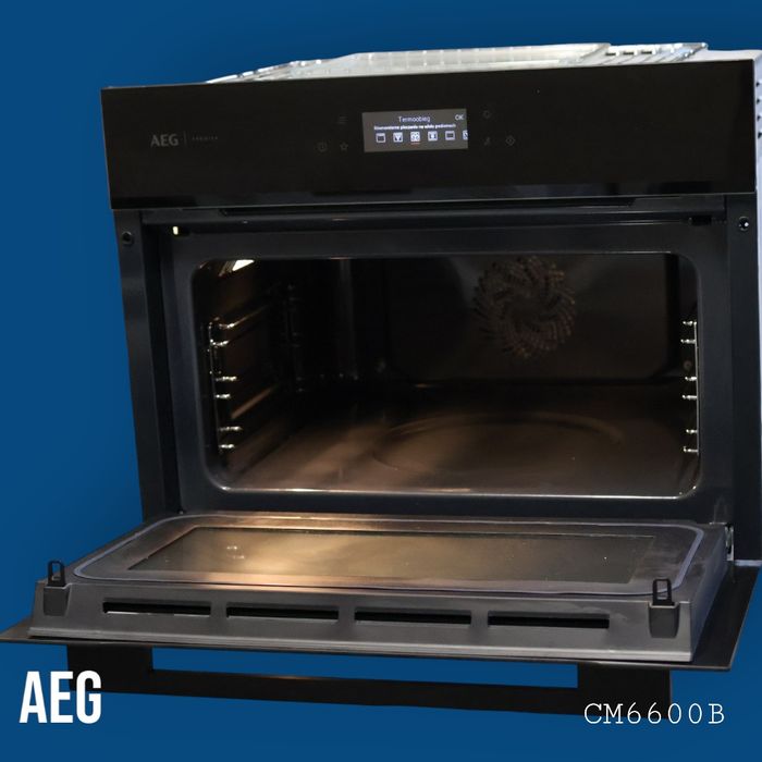 AEG CM6600B – piekarnik kompaktowy 45 cm z mikrofalą WiFi