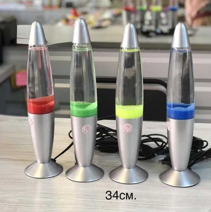 Ночник светильник Лава лампа парафиновая с воском 35 41см Lava Lamp