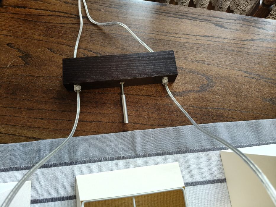 Lampa wisząca z abażurami