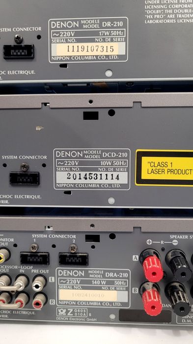 Wieża Denon vintage super stan