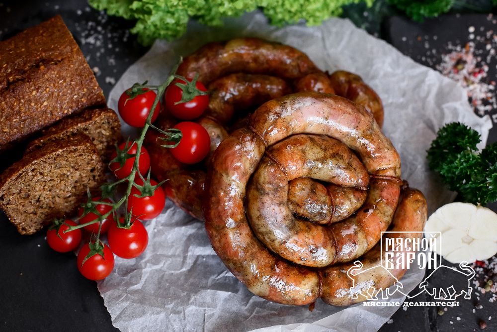 Колбаса свиная домашняя