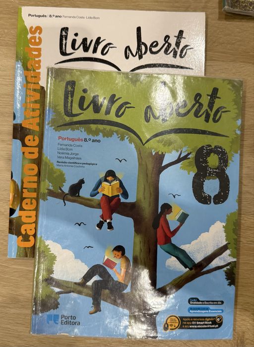 Livros escolares para o 8º ano