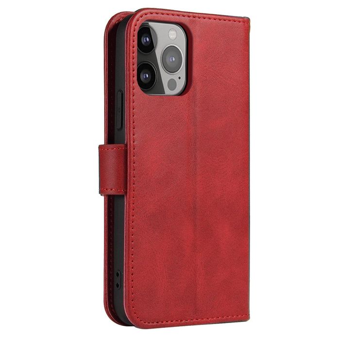 Magnet Case etui Samsung Galaxy S23 … portfel podstawka czerwone