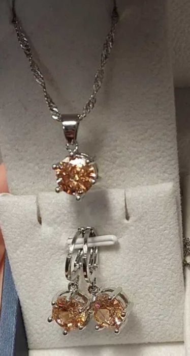 Srebrny komplet biżuterii 925