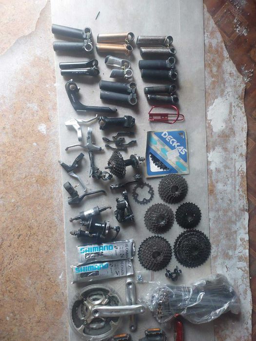 Розпродаж велозапчастин дитяче сидіння (покришки,колеса, гальма)