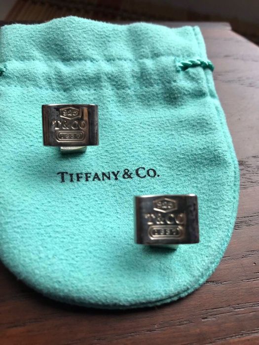 Запонки "Tiffani & Co".