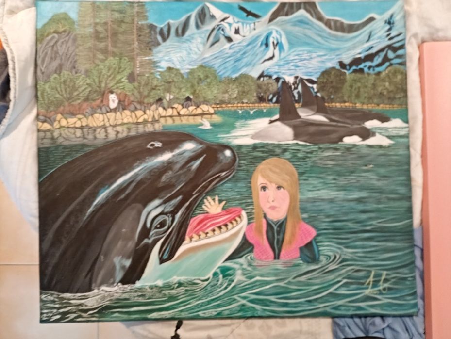 Pinturas em acrilico sobre tela