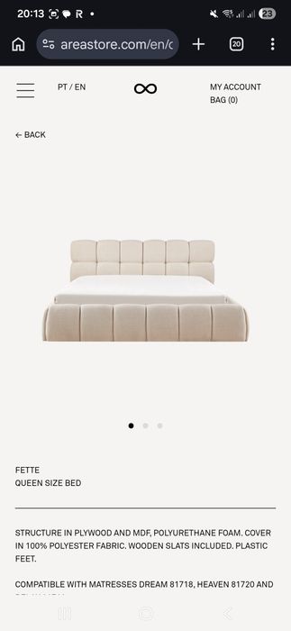 A cama 160x200, Areastore