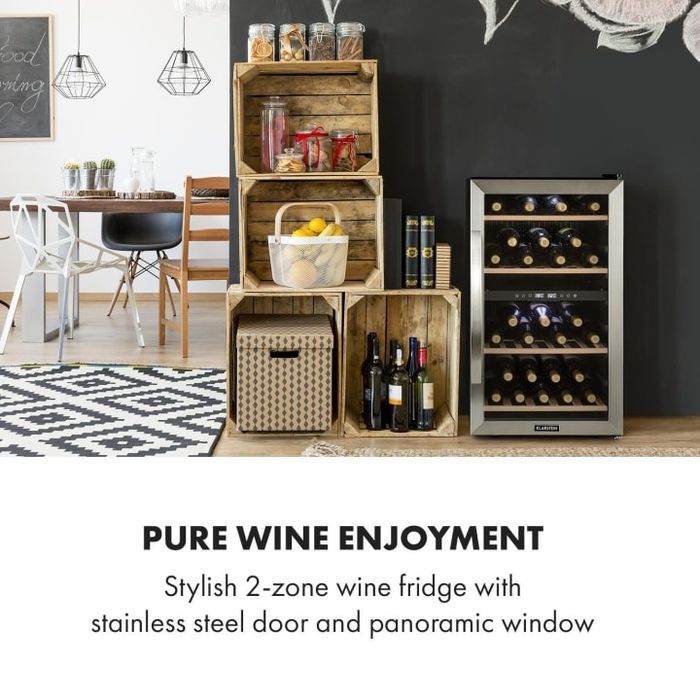 Lodówka Winiarka Chłodziarka Na Wino Klarstein Vinamour na 45 but.