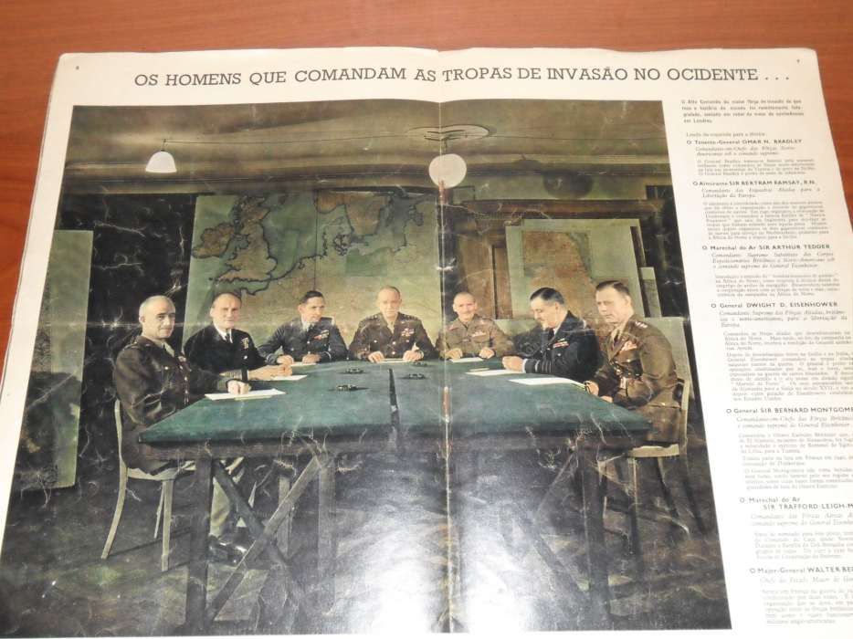 Revistas dos anos 40 sobre a Segunda Grande Guerra