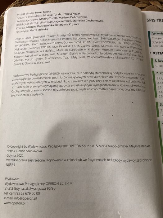 Egzamin ósmoklasisty zgodny z CKE język polski