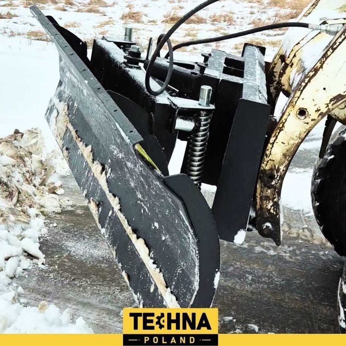 Pług śnieżny z hydraulicznym wychyłem mocowanie Bobcat gehl  Wacker