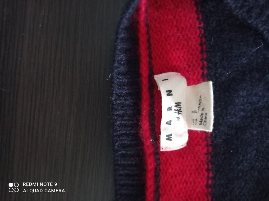 MARNI dla H&M sweter - 100 proc. kaszmir - rozm. S