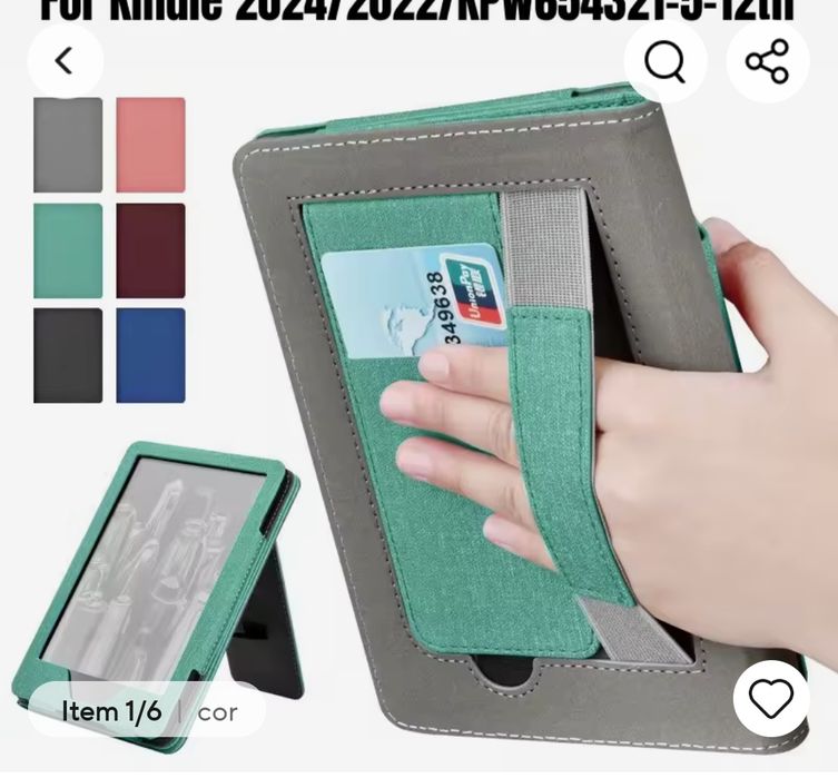 Capa para Amazon Kindle 2024 6,8"