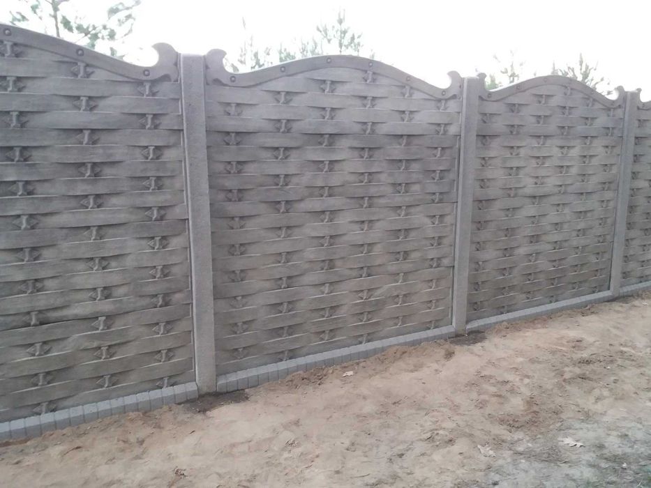 Бетонні паркани, продаж , монтаж