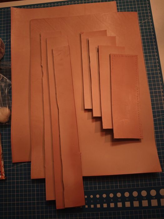 Knifemaking zestaw skóra do robienia pochew 4mm