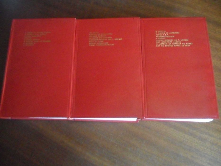 "OBRAS DE EÇA DE QUEIROZ" - 3 Volumes - Edição Lello - Papel Bíblia