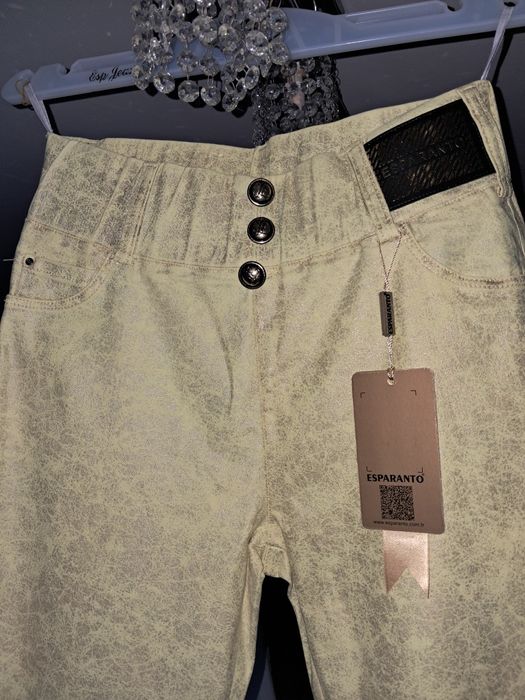 Esperanto spodnie żółte marmurek rozmiar 27