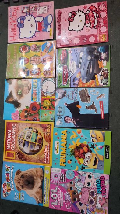 Lote 34 Cadernetas de Cromos diversas - sem cromos