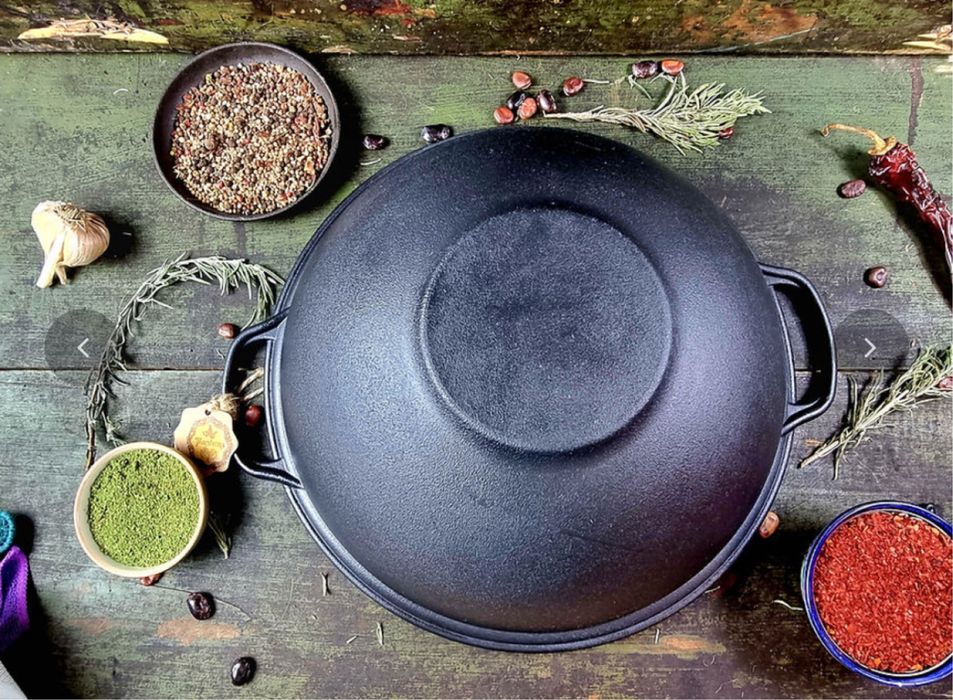 КАЗАН НОВИЙ/ чавунний казан/ кришка сковорода/ 12 літрів/‼️НОВИНКА