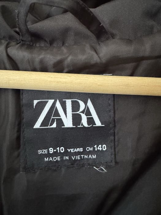 Пуховик zara 140 ріст 9-10 років