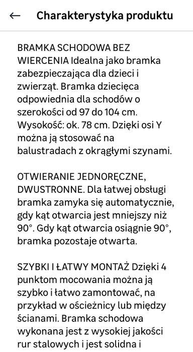Bramka zabezpieczającą dla dzieci