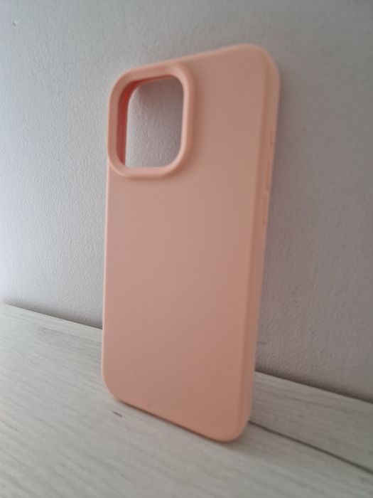 Silicone Lite Case do Iphone 15 Pro Max brzoskwiniowy