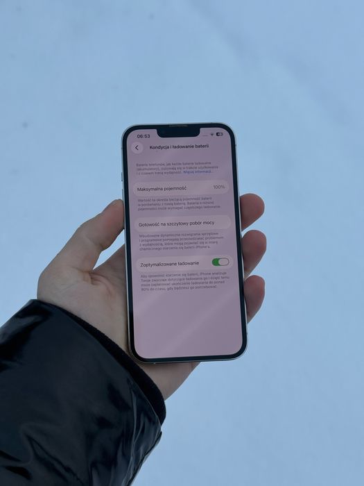 Telefon iPhone 13 PRO 128GB 100% Bateria Apple Biały