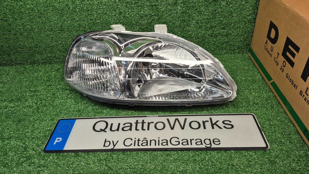 Otica Farol Direito Honda Civic VI Fastback Aerodeck 1994 a 2001 Ref. 217-1127R-LD-E NOVO DEPO