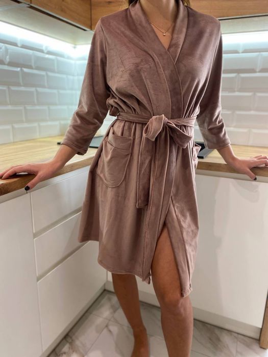 Акція 3 дні! Жіночий велюровий домашній Халат Женский велюровый Турция