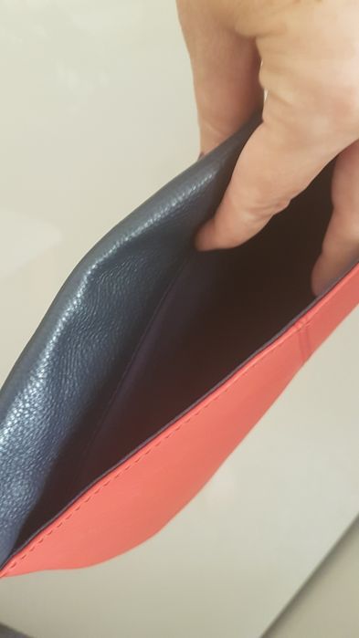 Benetton skórzana torebka koktailowa