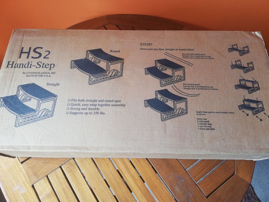 Schody jacuzzi wanna