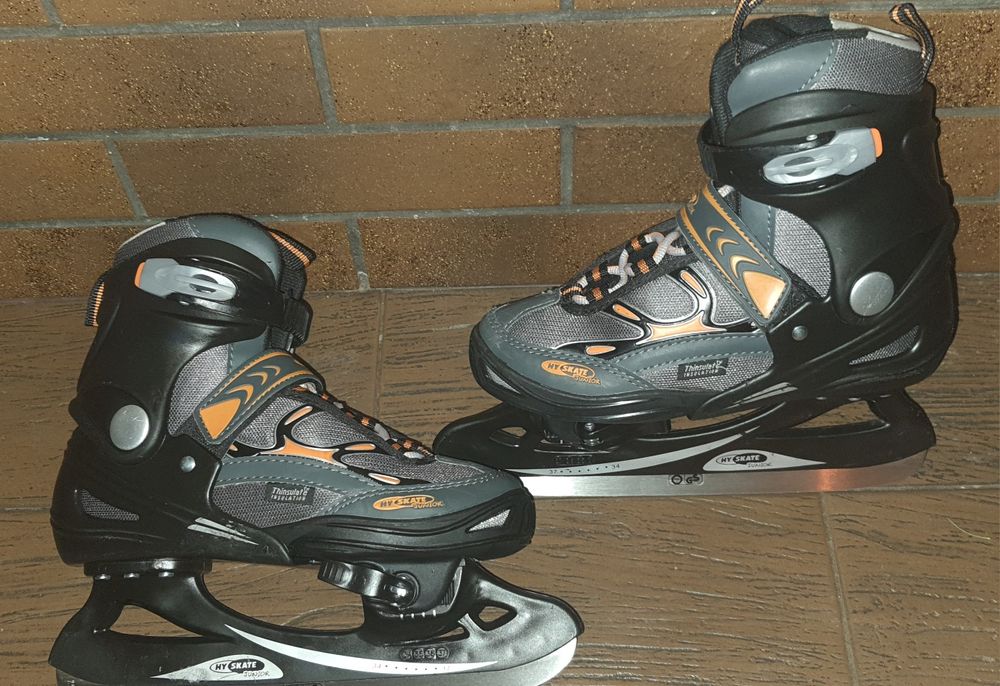 Łyżwy hokejowe regulowane od 34 do 37