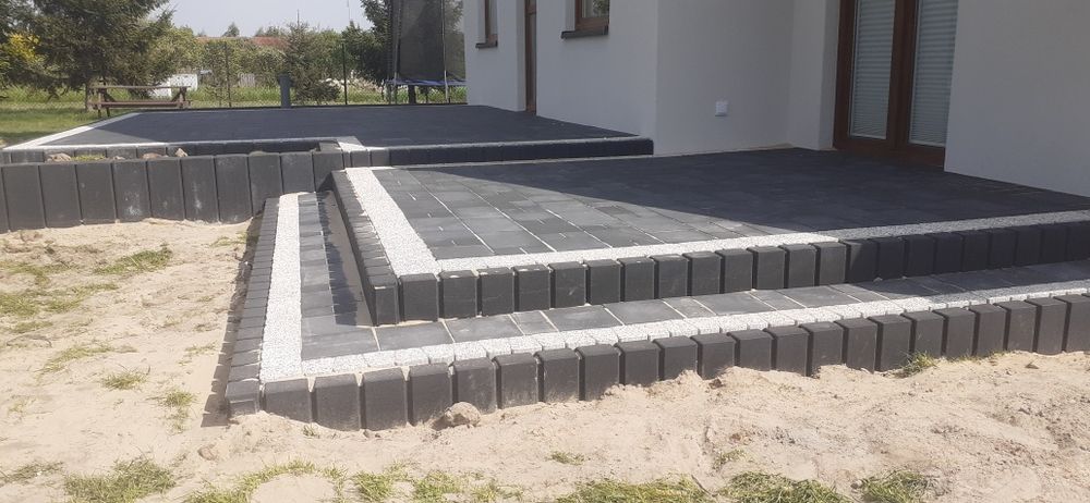 Ukladanie kostki brukowej