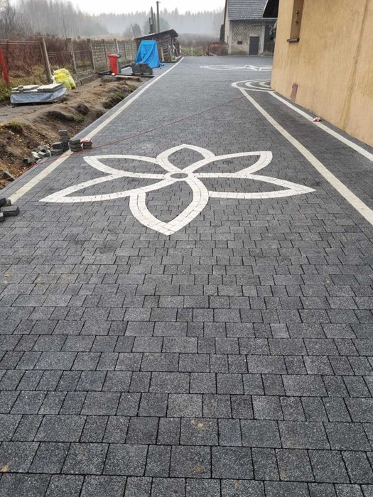 ukladanie kostki brukowej