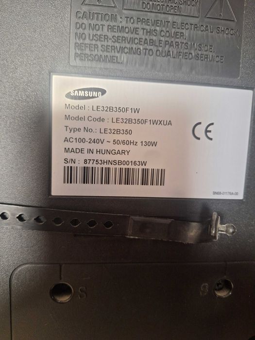 Продається телевізор samsung LE32B350F1W,  32"