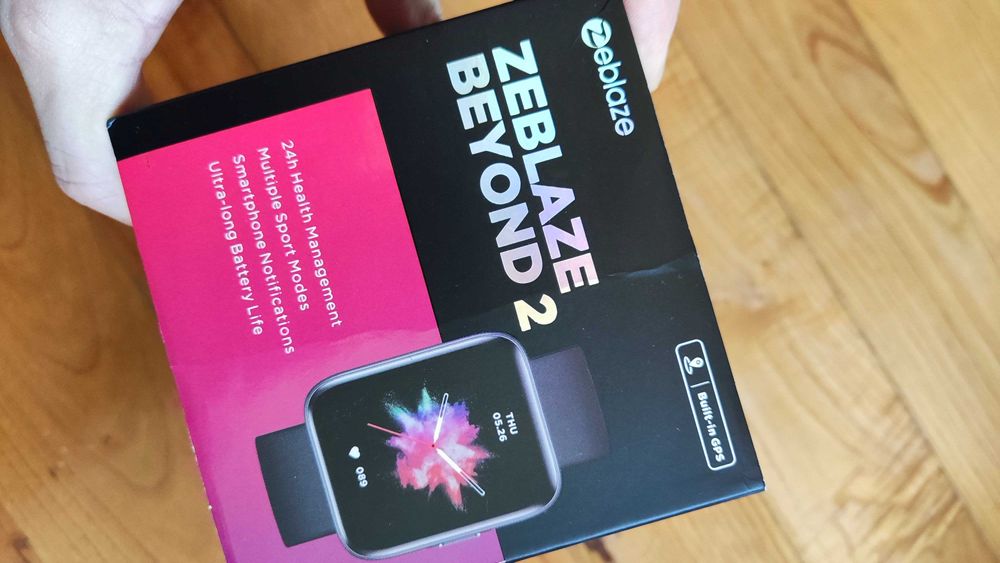 Relogio smartwatch Zeblaze Beyond 2 com GPS64585266862594122