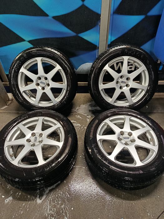 Koła alufelgi ARTEC 16" 5x100 + Opony Kleber 205/55R16 + Śruby