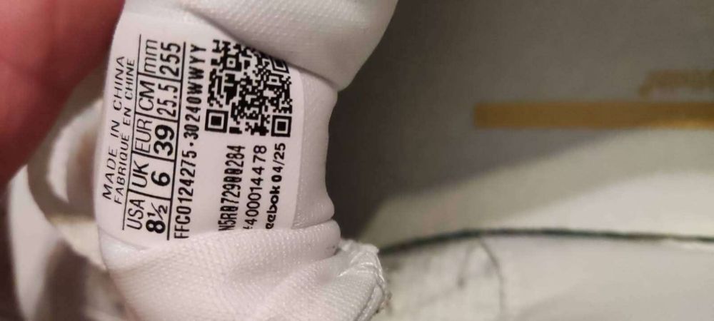 Buty damskie Reebok Ceo-Ree Vamp rozmiar 39 ,jak nowe ,pudełko,paragon
