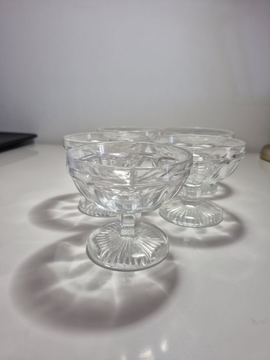Conjunto de 5 copos transparentes Crisal