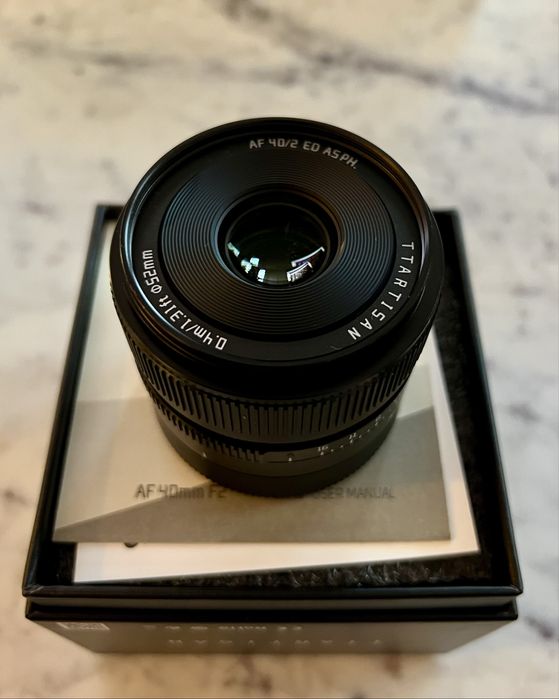 TTArtisan AF 40mm F2 Sony E