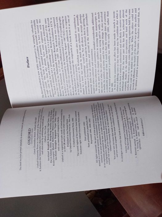 The rietvede method Crystallography