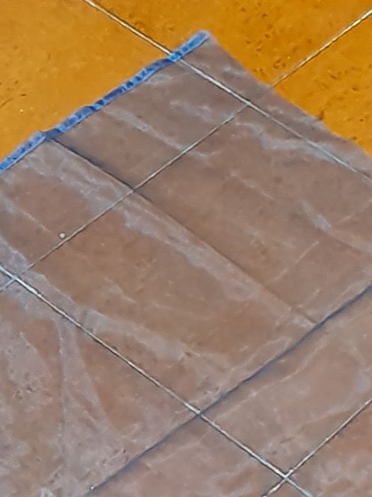 Retalho de tecido fino transparente