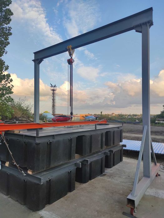 Кран-балка ручная таль 5 тонн, высота 3 м